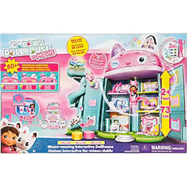 Gabbys Dollhouse Gabby's Dollhouse Sesli ve Işıklı İnteraktif Oyun Evi 73 cm