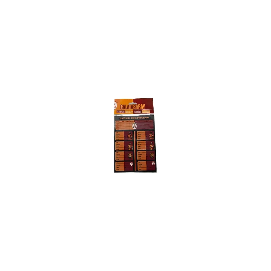 Galatasaray Ders Programlı Okul Etiketi 50449