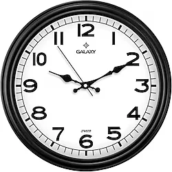 Galaxy D-200-K Klasik Kadran Siyah Renk Sessiz Akar 30 cm Duvar Saati