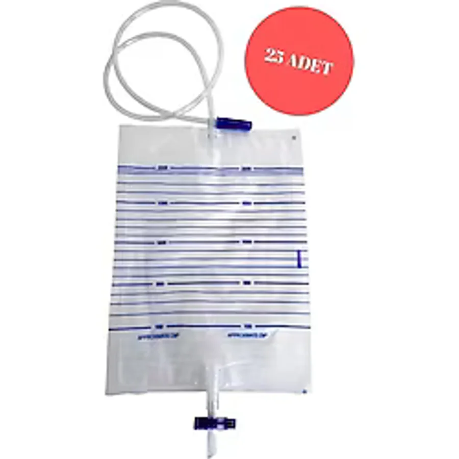 Galena T Musluklu İdrar Torbası 2000 ml 25'li Paket