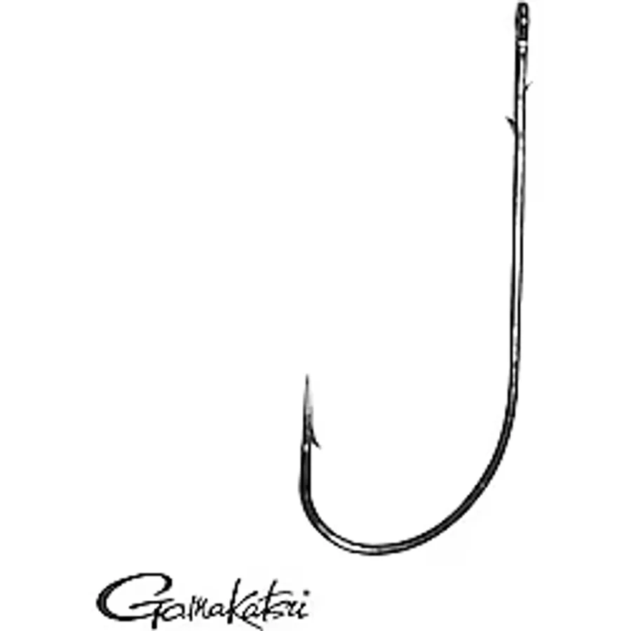 GAMAKATSU Worm 36 Siyah No:6 Olta İğnesi 1/6