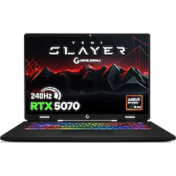 Game Garaj Slayer R9M3D Xl-5070 C2 Ryzen 9 9955HX3D 32 GB 1 TB SSD RTX5070 17" WQXGA Gaming Laptop