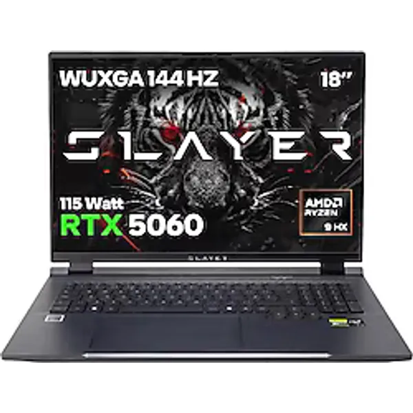 Game Garaj Slayer R9T XL-5060 C8 Ryzen 9 8945HX 16 GB 500 GB SSD RTX5060 18" WUXGA Gaming Laptop