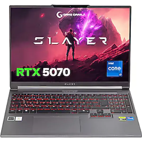 Game Garaj Slayer X7T-5070 C3 i7-14650HX 32 GB 2 TB SSD RTX5070 16" WQXGA Gaming Laptop