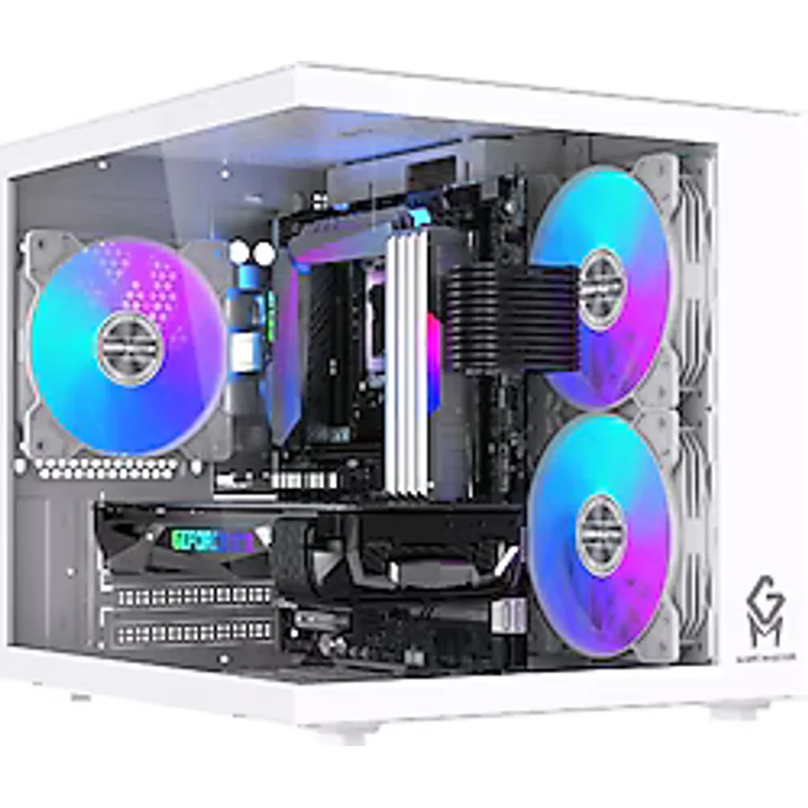 Game Master GM-X1 RGB Fanlı Beyaz Micro ATX Oyuncu Kasası