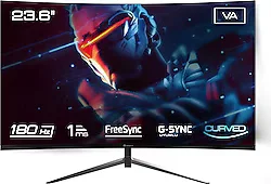 GameBooster GB-2418CF 23.6" 1 ms Full HD Curved 180 Hz Oyuncu Monitörü