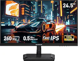 GameBooster GB-25F260FF 24.5" 0.5 ms Full HD IPS 260 Hz Oyuncu Monitörü
