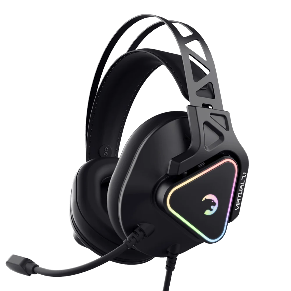 Gamepower Kizaru 7.1 RGB Kablolu Mikrofonlu Kulak Üstü Oyuncu Kulaklığı
