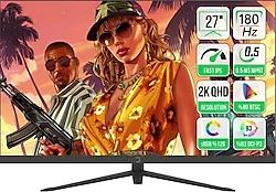 Gamepower Sonic T80 27" 0.5 ms 2K IPS 180 Hz Oyuncu Monitörü