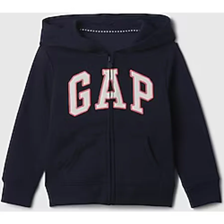 Gap Kız Bebek Lacivert Gap Logo Fermuarlı Sweatshirt - 4 Yaş