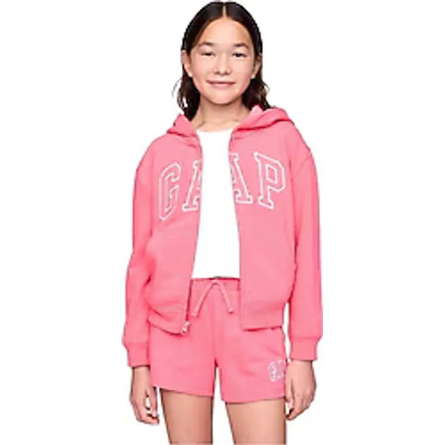 Gap Logo 746744 Kapüşonlu Tam Fermuarlı Çocuk Sweatshirt