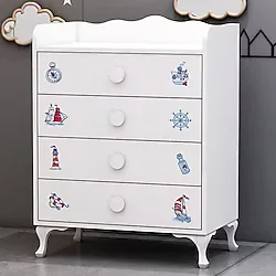 Garaj Home Şifonyer Denizci 4 Çekmeceli