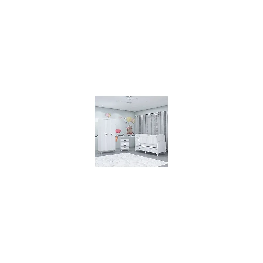 Garaj Home Sude Asansörlü Yıldız 3 Kapaklı Bebek Odası Takımı