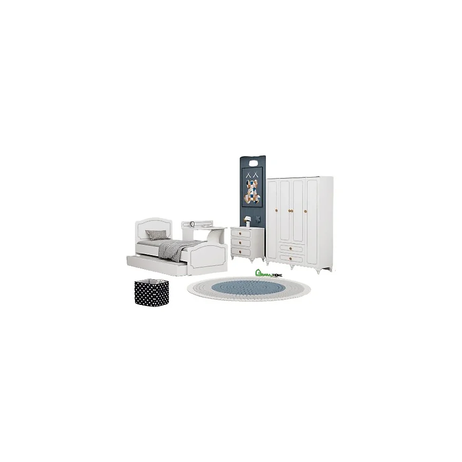 Garaj Home Yaren 4 Kapaklı Genç Odası Takımı