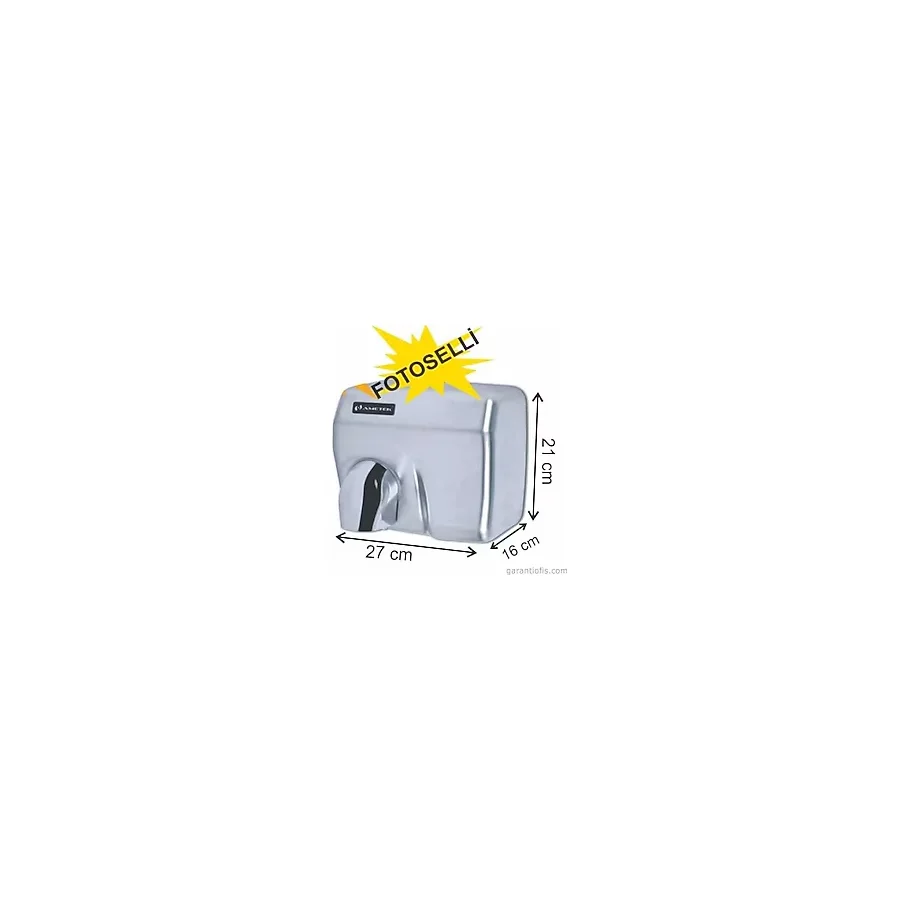 Garanti Metal 7145 İnox Saten Fotoselli El Kurutma Makinesi (Güç: 2360W)