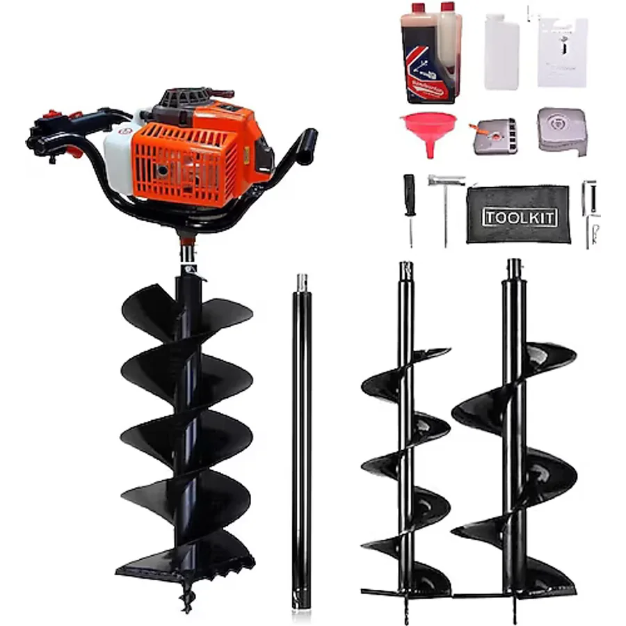 Garden Pro GP630 3.1 Hp Toprak Burgu Makinesi Seti