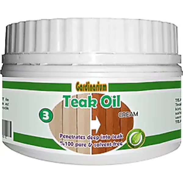 Gardinarium TEAK OIL / CREAM (Solventsiz Krem Tik Yağı) 250 gr