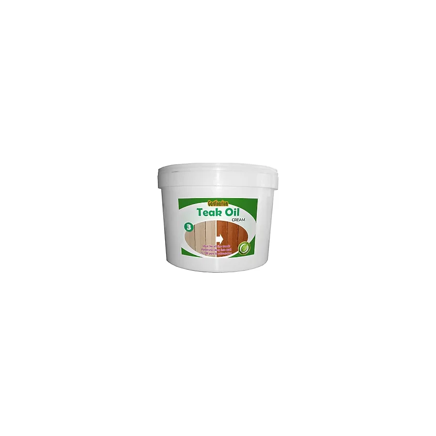 Gardinarium TEAK OIL / CREAM (Solventsiz Krem Tik Yağı) 5 kg
