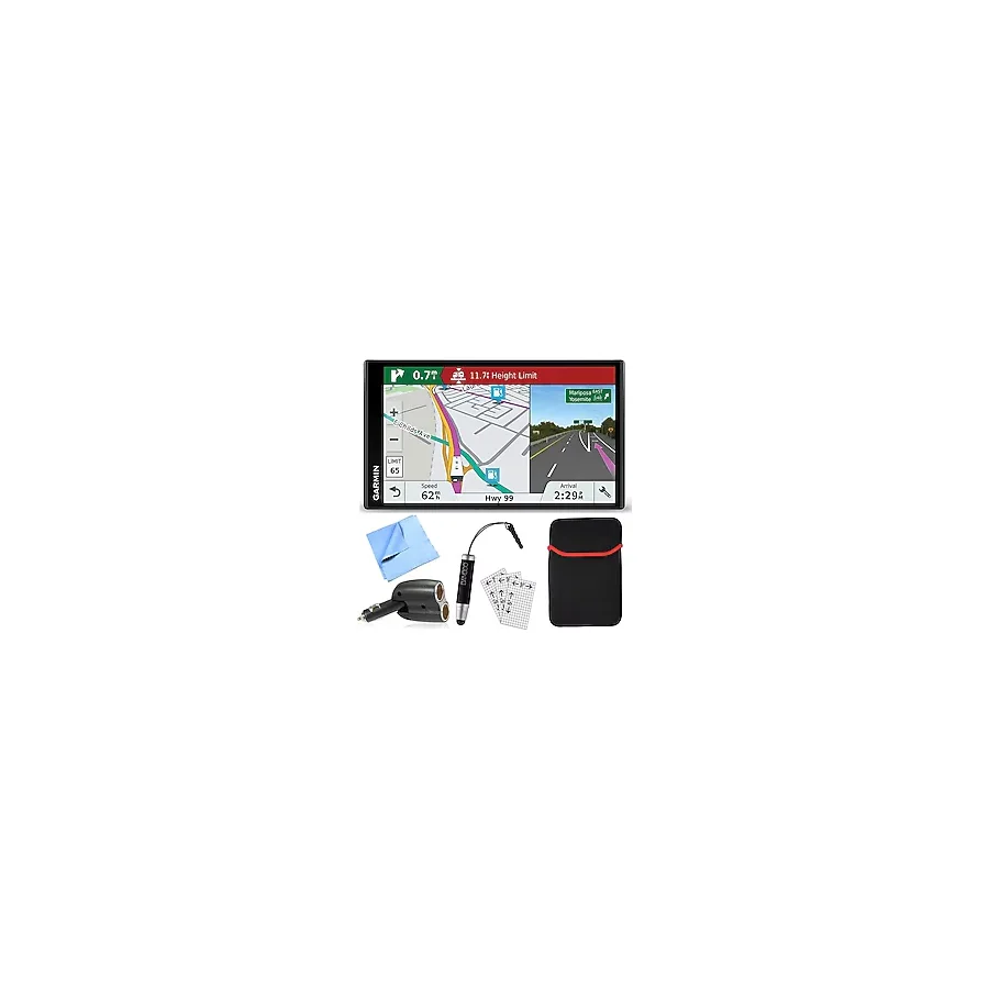Garmin Rv 770 Na Lmt-S Rv Özel Gps Navigator Essential Camping Accessory Sches Car Şarj Kumaşı, Ekran Koruyucuları, Hardshell Case Ve Wine Stylus