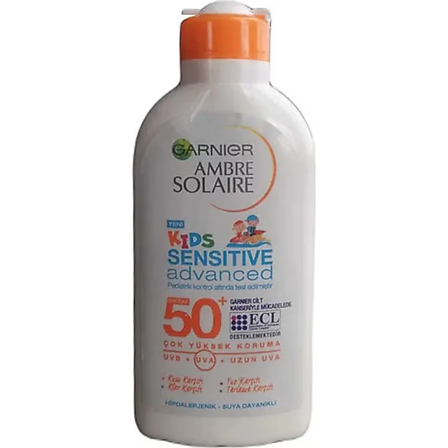 Garnier Ambre Solaire Çocuklar İçin Koruyucu Güneş Sütü Spf 50 200 Ml/