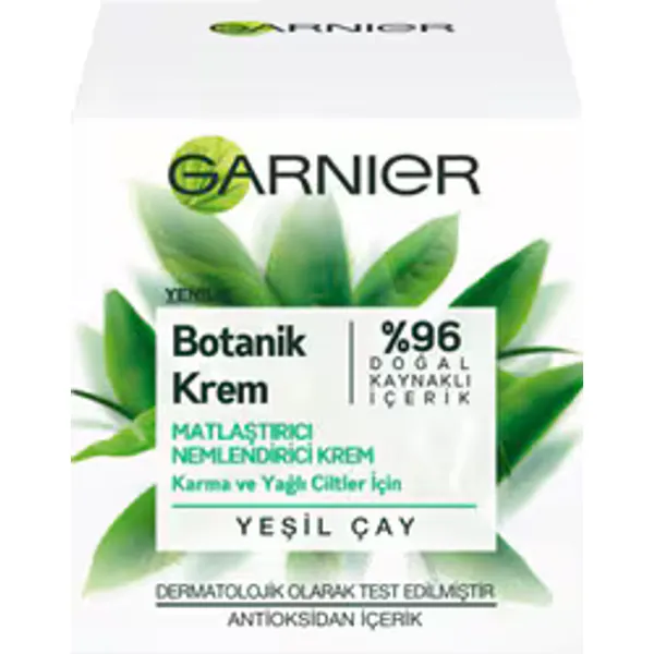 Garnier Botanik Yeşil Çay Matlaştırıcı Antioksidan Nemlendirici Krem 50 ml
