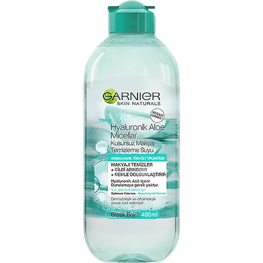 Garnier Micellar Hyaluronik Aloe 400 ml Makyaj Temizleme Suyu
