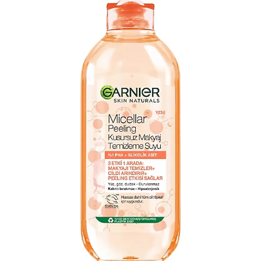 Garnier Micellar Peeling Kusursuz 400 ml Makyaj Temizleme Suyu