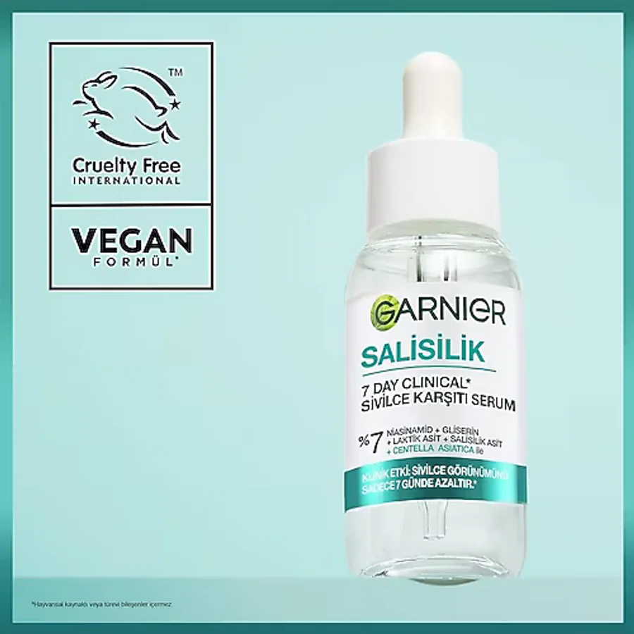 Garnier Salisilik 7 Day Clinical 30 ml Sivilce Karşıtı Serum