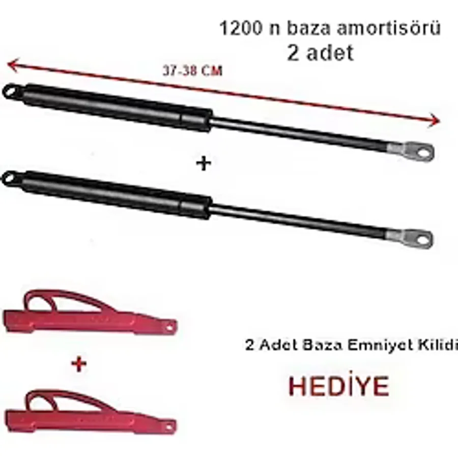 Gasan Baza Amortisörü Gasan Marka 1200N ,2 Adet Baza Pistonu