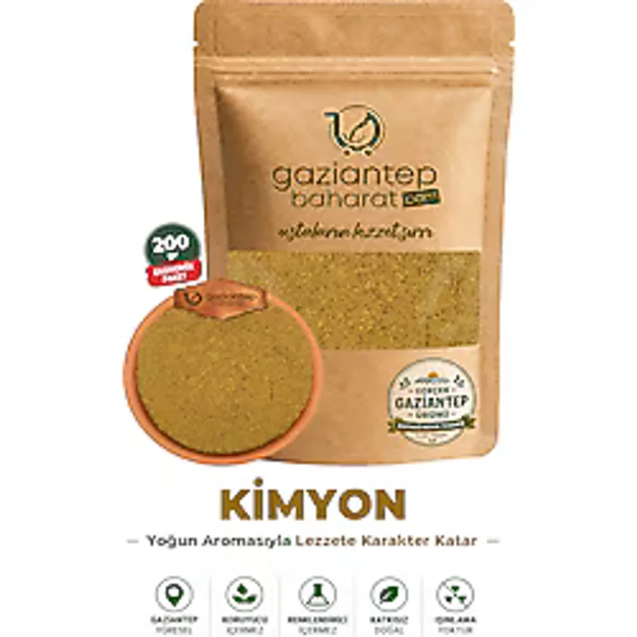 Gaziantep Baharat Kimyon Öğütülmüş 200gr - Doğal Ve Aromatik Baharat, Yöresel Lezzet