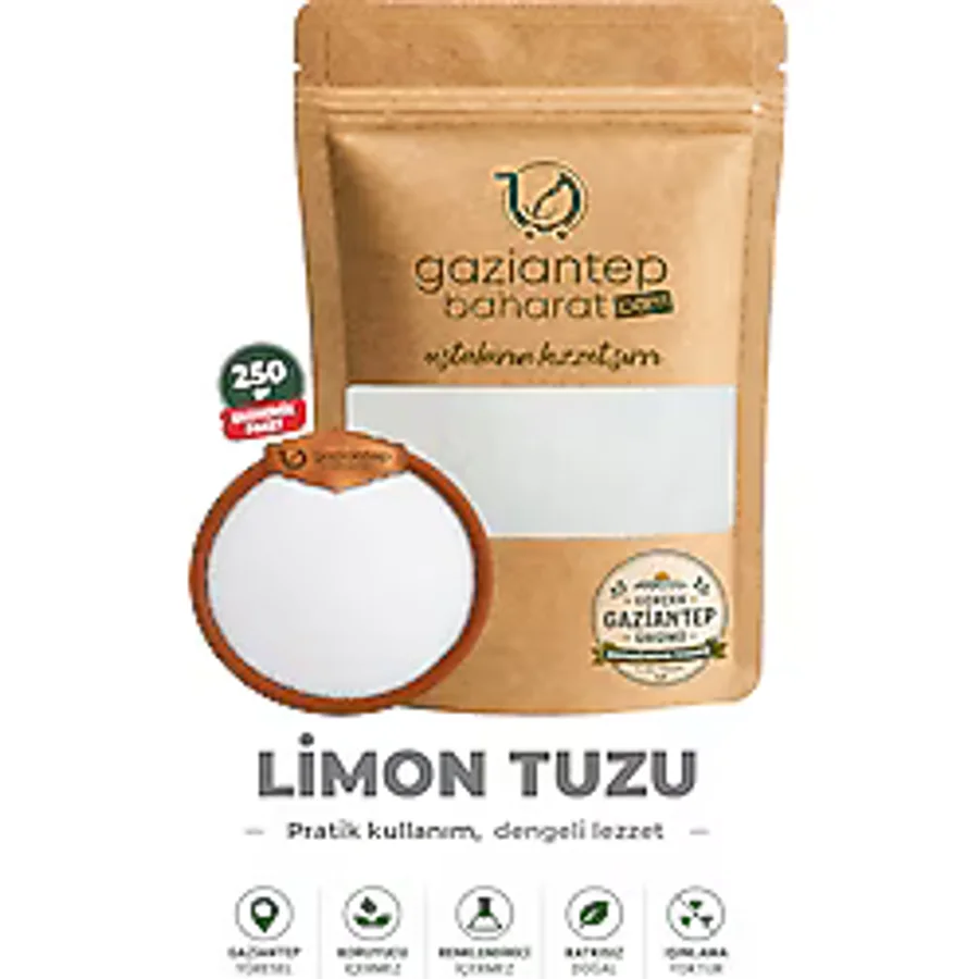 Gaziantep Baharat Limon Tuzu (ÖĞÜTÜLMÜŞ) 250gr
