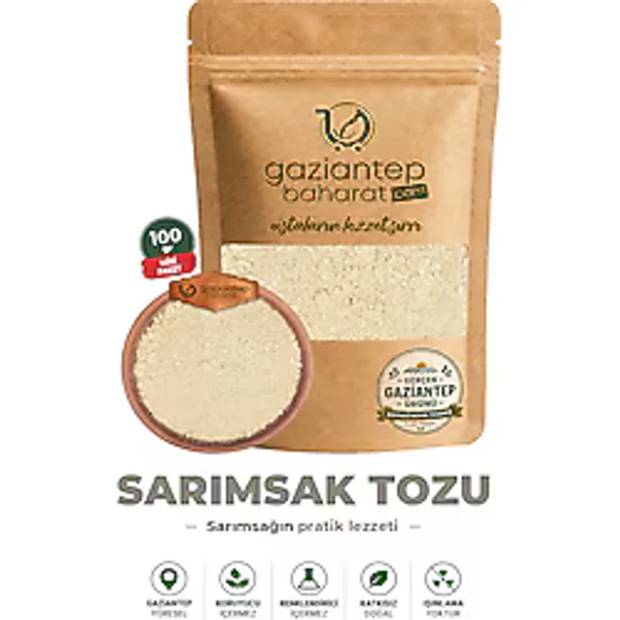 Gaziantep Baharat Sarımsak Tozu 100 gr - Doğal Lezzet Ve Sağlık Bir Arada