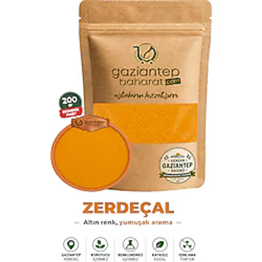 Gaziantep Baharat Zerdeçal Toz 200gr