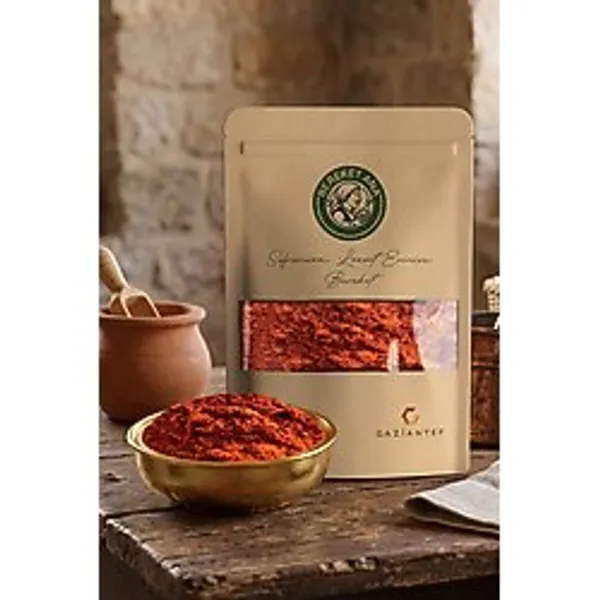 gaziantepli bereket ana baklava & yöresel Acı Toz Biber - Öğütülmüş Kırmızı Biber - Yoğun Acılı ve Aromalı - Yemek, Kebap ve Et İçin 100gr