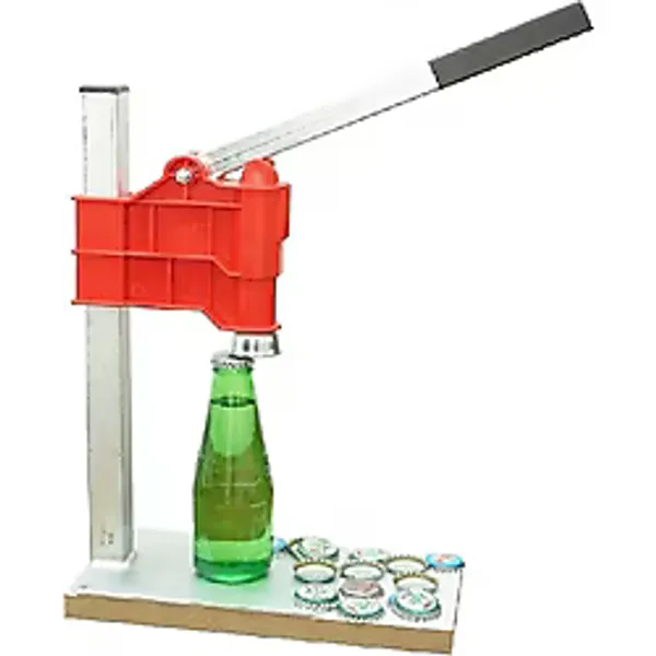 Gazoz Soda Kapağı Kapatma Makinesi 200 Kapak Şişe Domates Sos Kırmızı
