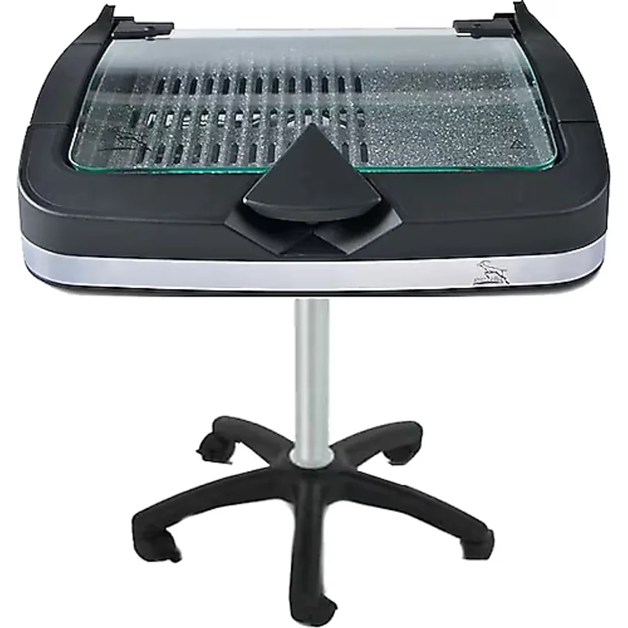 Gazzella BRB 3000 Barbecue 2400 W Granit Cam Kapaklı Sehpalı Izgara
