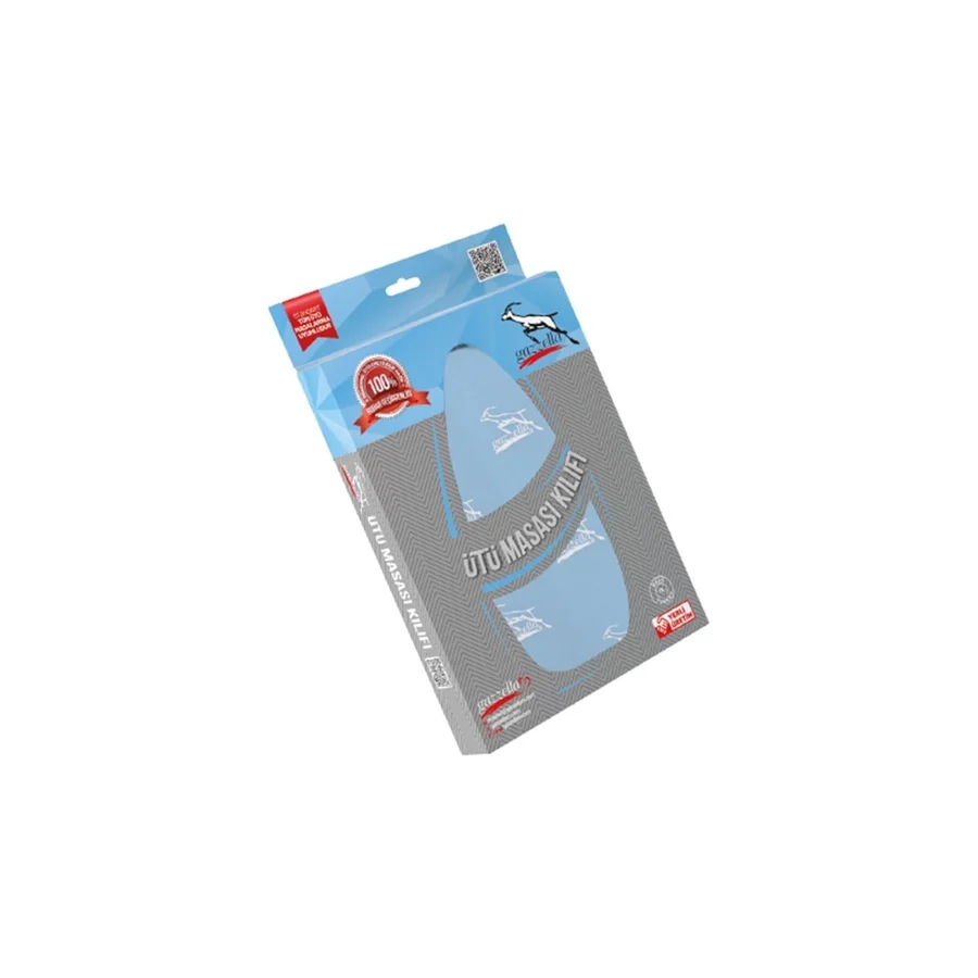 Gazzella Ütü Masası Bezi Mavi Isıya Dayanıklı Katlanabilir 50 X 135 cm Standart Tip