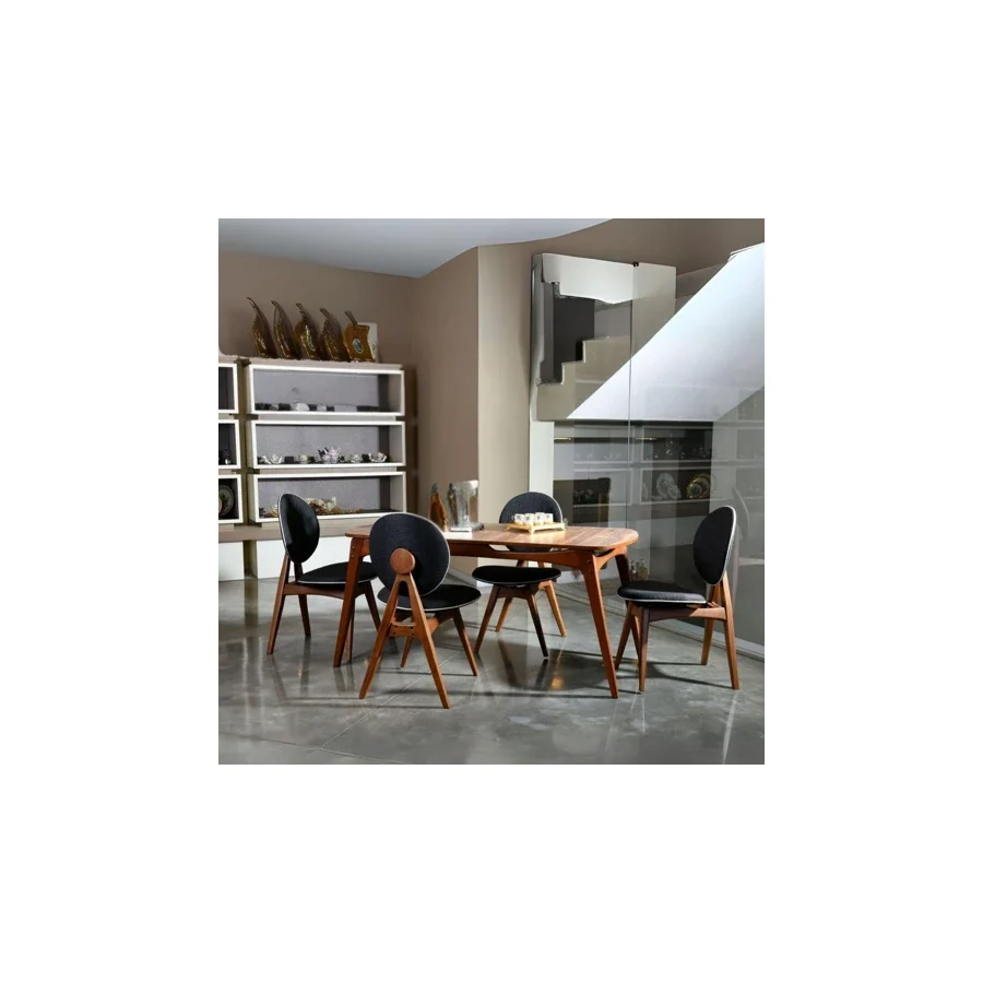 Gazzini Furniture Orion Iskandinav Ahşap Sandalye
