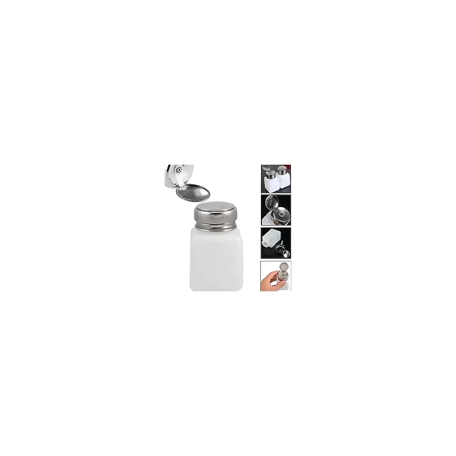 Gbovs Plastik Tiner Şişesi 100 ml Metal Kapaklı Kullanışlı Tiner Kutusu