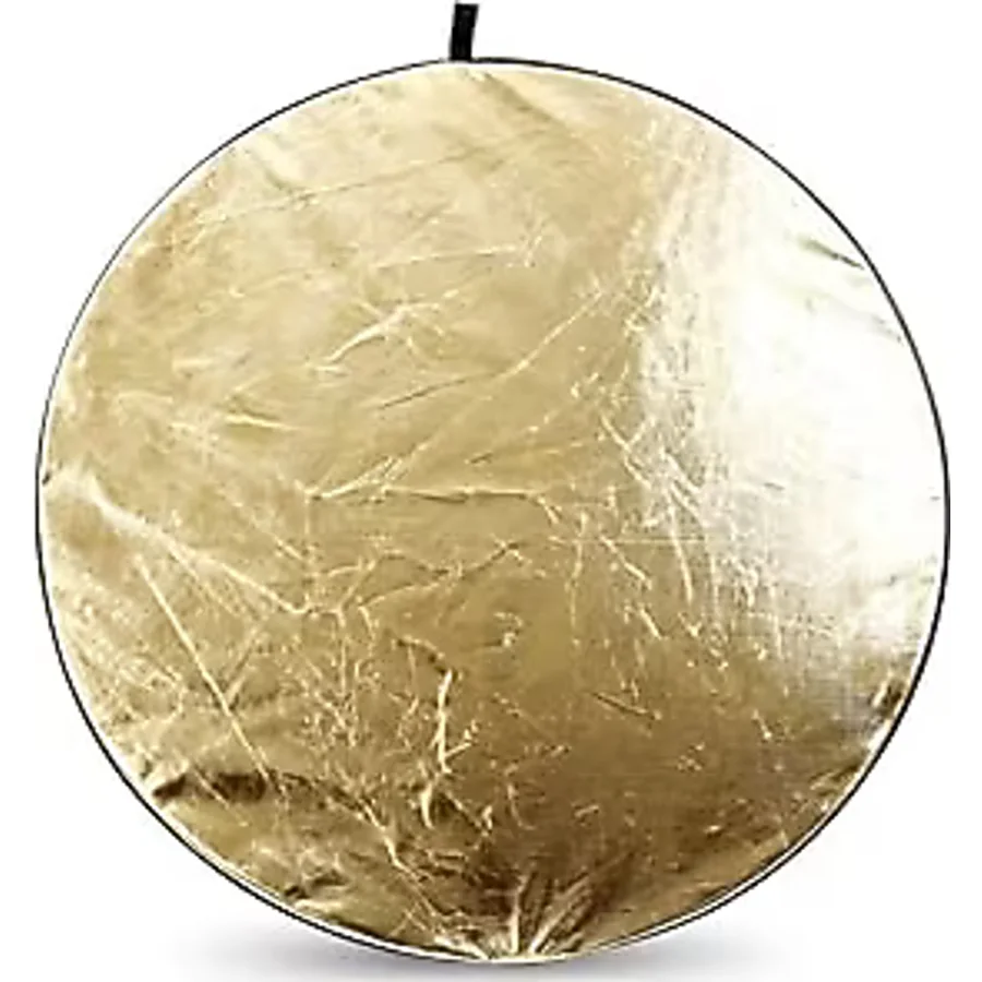 GDX 110 cm 5 in 1 Reflektör Seti Gümüş Altın Beyaz Siyah Difüzör Yansıtıcı Panel