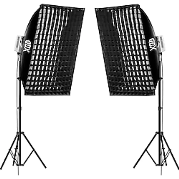 GDX ML230W BiColor 60x90 cm Gridli Softbox 2'li Işık Seti