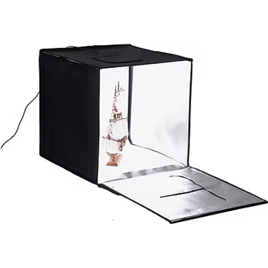 GDX Pro II 80x80 cm 3 LED Işıklı Ürün Çekim Çadırı