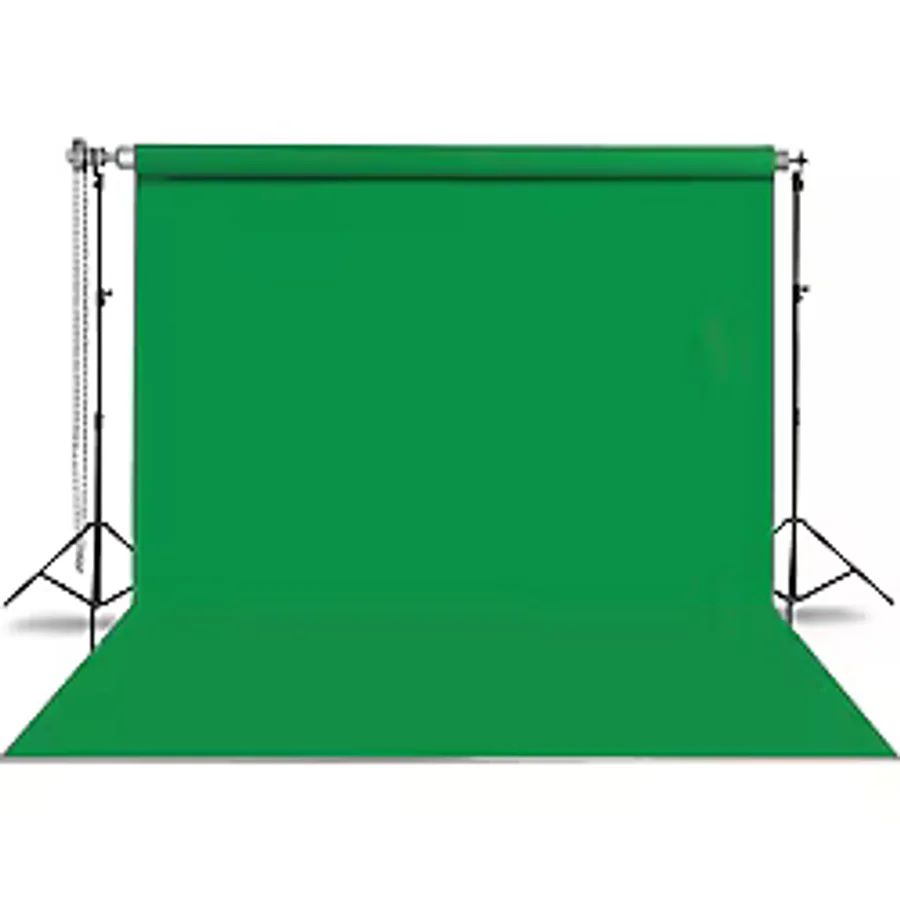 GDX Seyyar Yeşil Fon Perde Sistemi 2.70x5.80m Mekanizmalı Ayaklı Green Screen Chroma Key