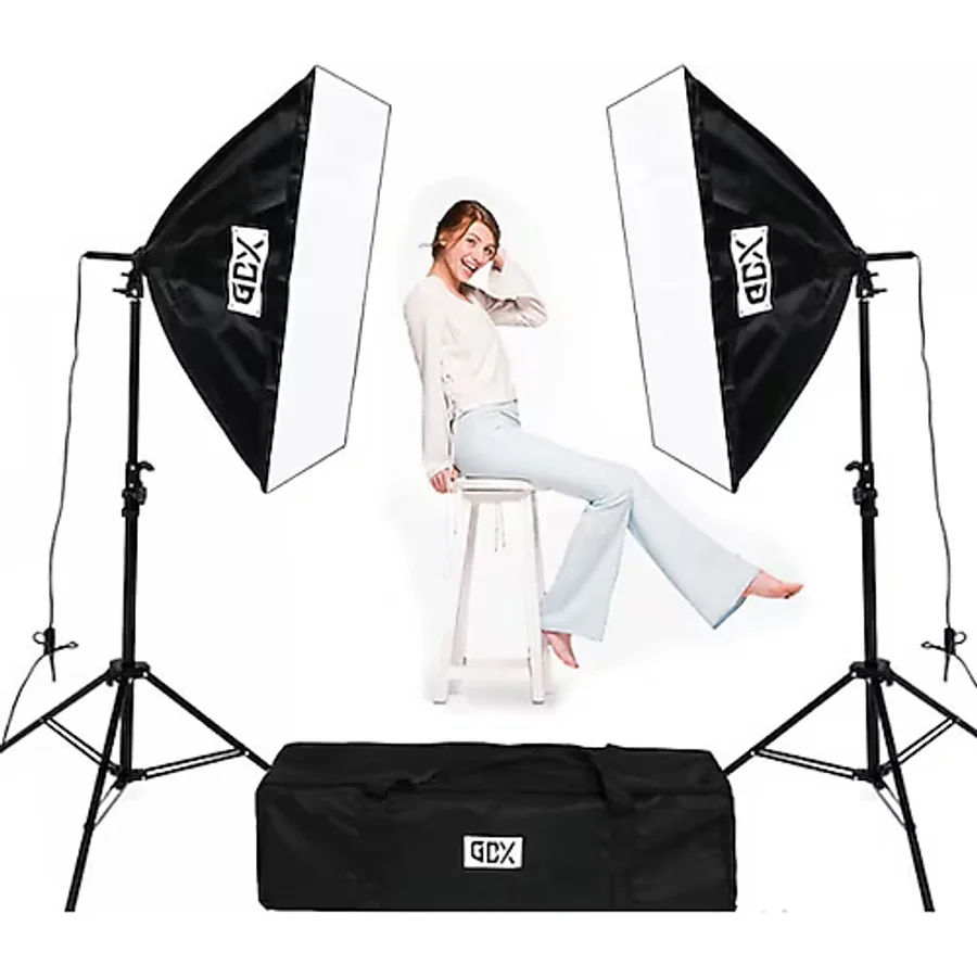 Gdx Tlb-2 Twin Pro 50X70 Softbox Kit - Lambasız