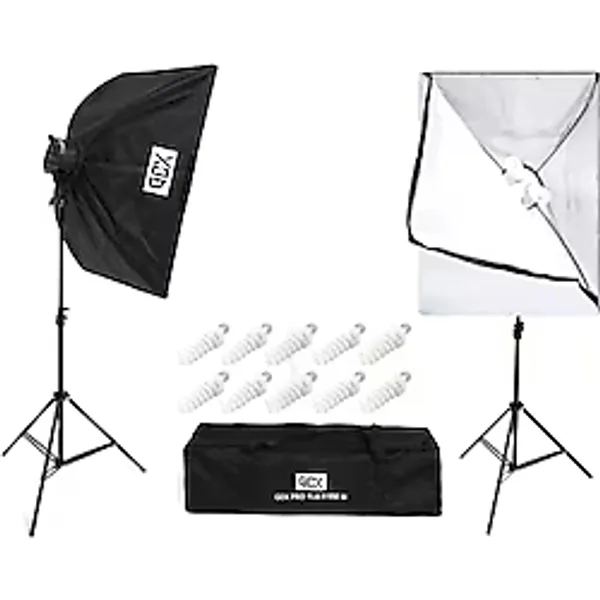 Gdx Tlb-5 Pro Light 650W 60X80 cm 2'li Softbox Seti
