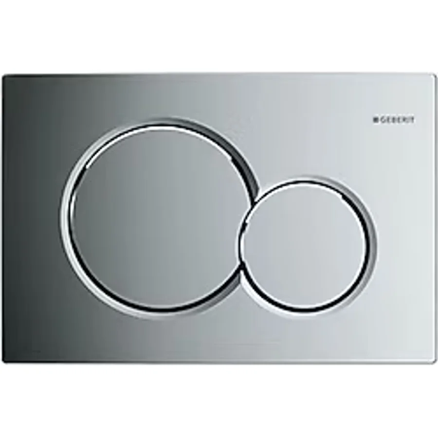 Geberit Kumanda Kapağı Sigma 01 - Çift Basmalı (Parlak Krom) 115.770.21.5