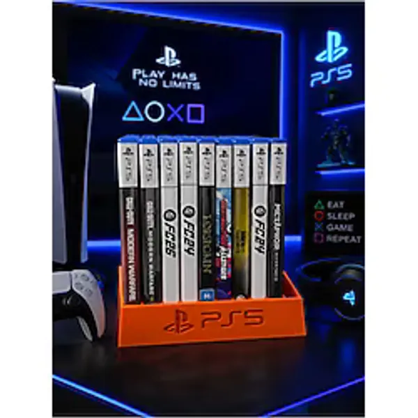 Gece 3D Playstation 5 Oyunları İçin Stand 10 Oyun Kapasiteli