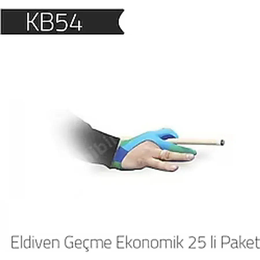 Geçme Ekonomik Bilardo Eldiveni Geçme Ekonomik 25 Li Paket Çok Renkli