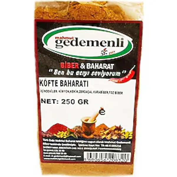 Gedemenli Köfte Baharatı 250 gr