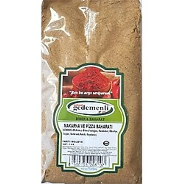 Gedemenli MAKARNA VE PİZZA BAHARATI 1000 GR - 1 kg